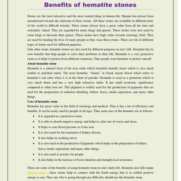 Hematite bracelets for men and women - Picture 7 of 8